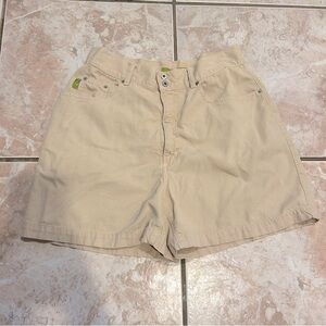 vintage high waist cotton/tencel soft pink shorts